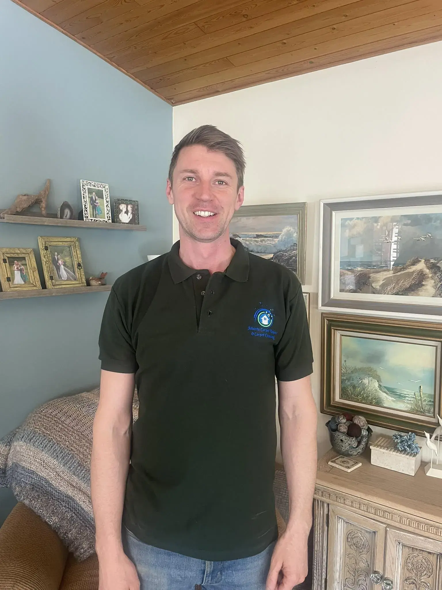 Andrew, owner of Alberta Carpet Repair, IICRC certified carpet specialist serving Red Deer and Central Alberta