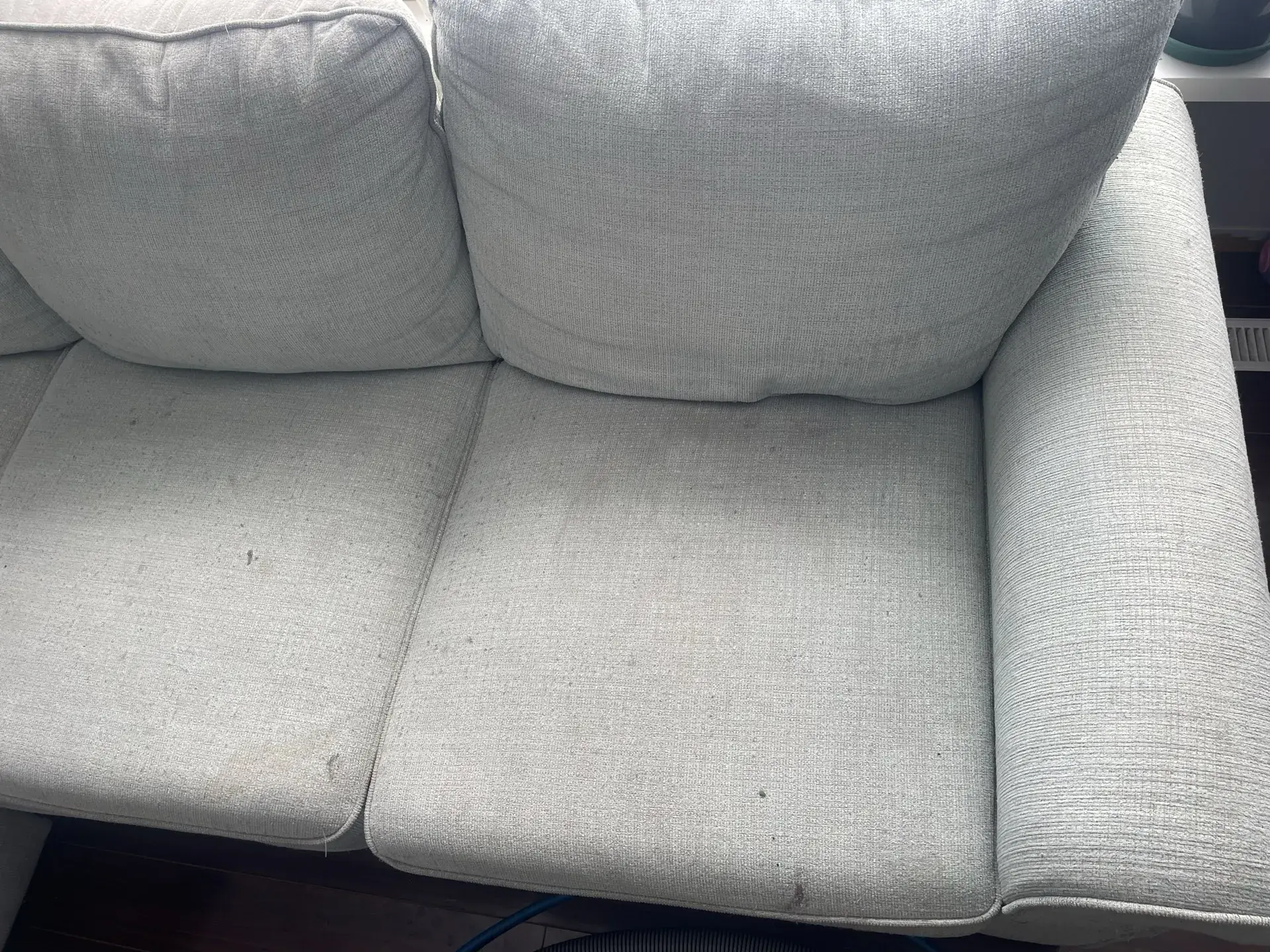 Three-Seat Sofa Cleaning - Before