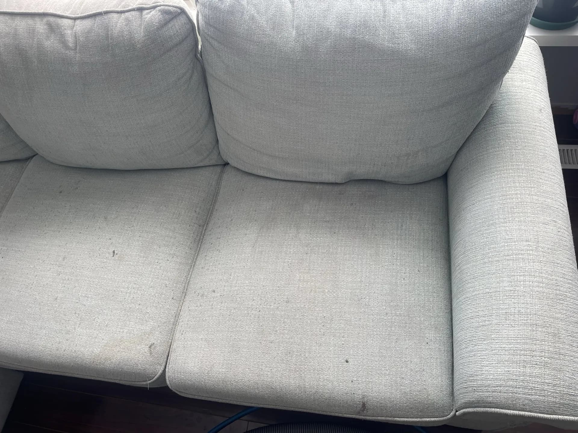 Three-Seat Sofa Cleaning - Before